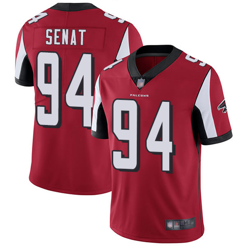 Atlanta Falcons Limited Red Men Deadrin Senat Home Jersey NFL Football #94 Vapor Untouchable